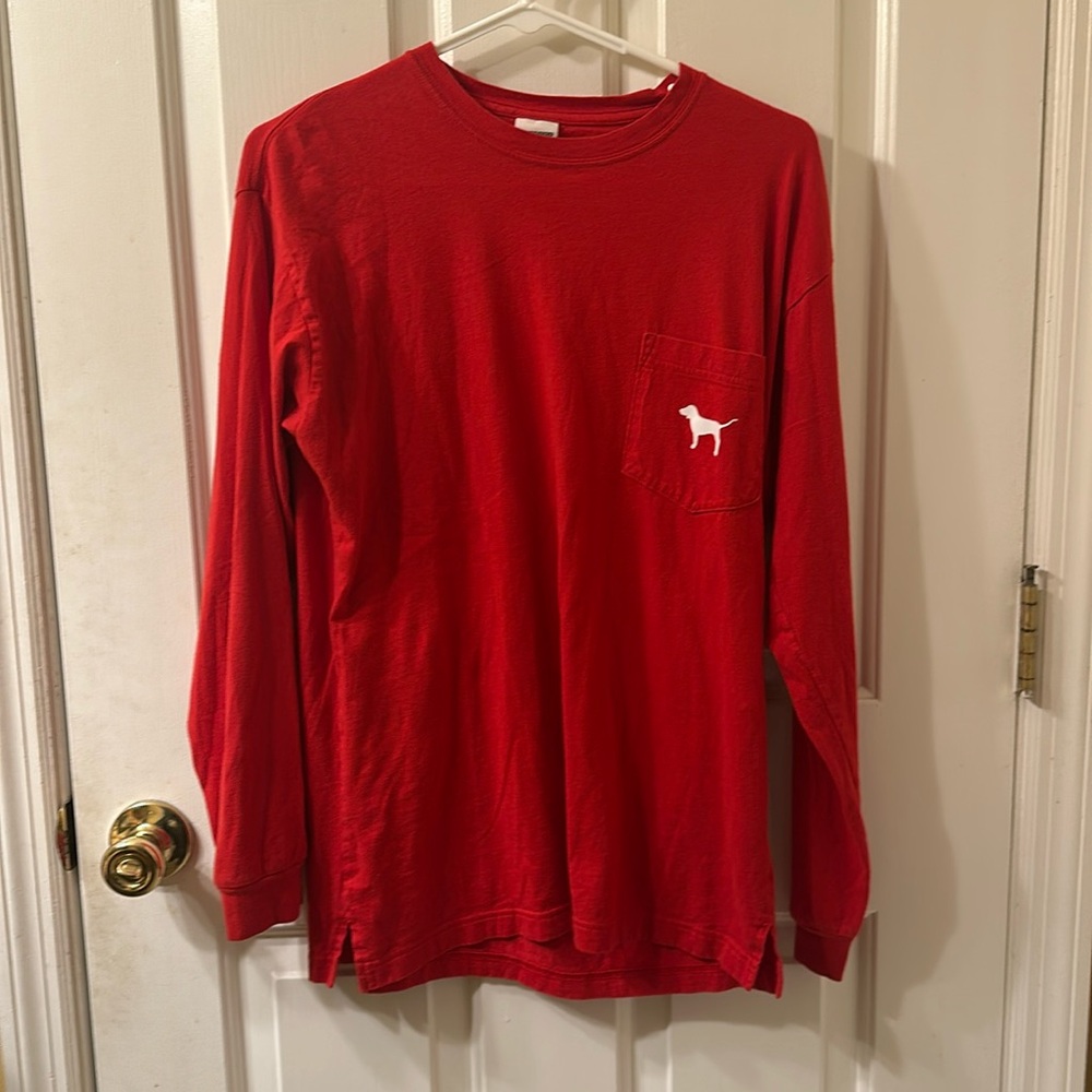 Pink Victoria's Secret long sleeve tee